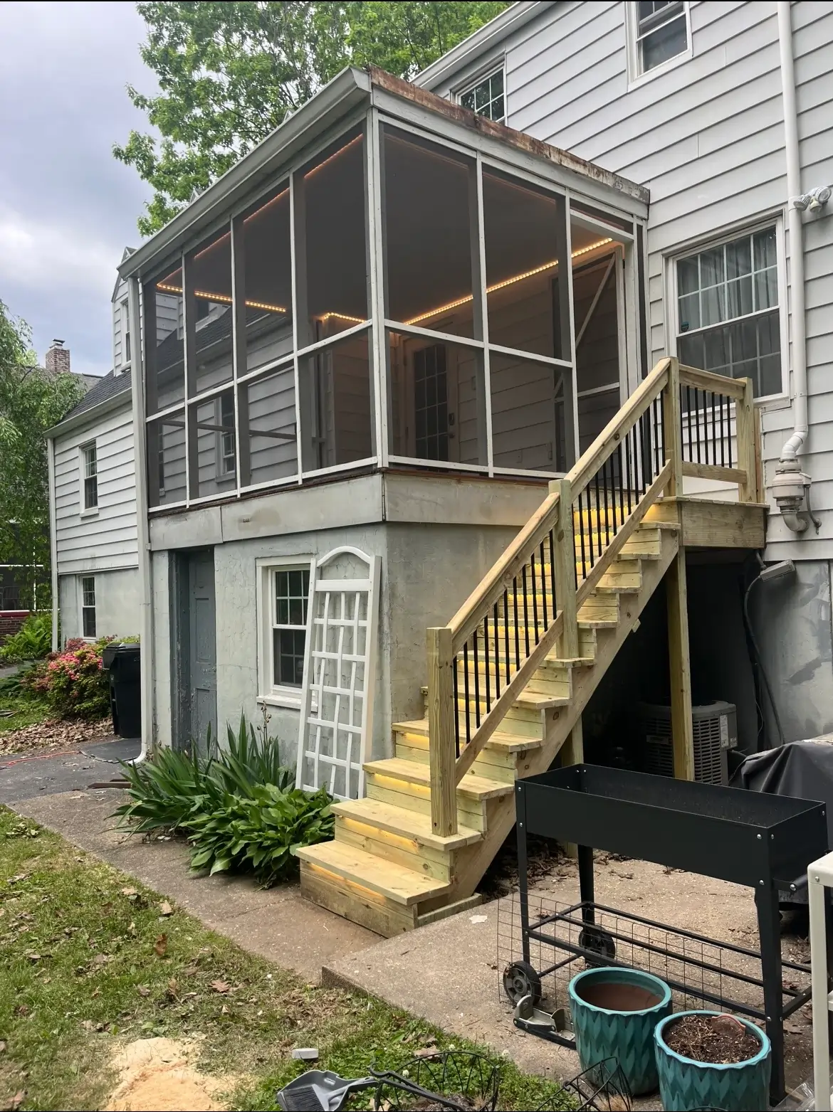 Outdoor Staircase after