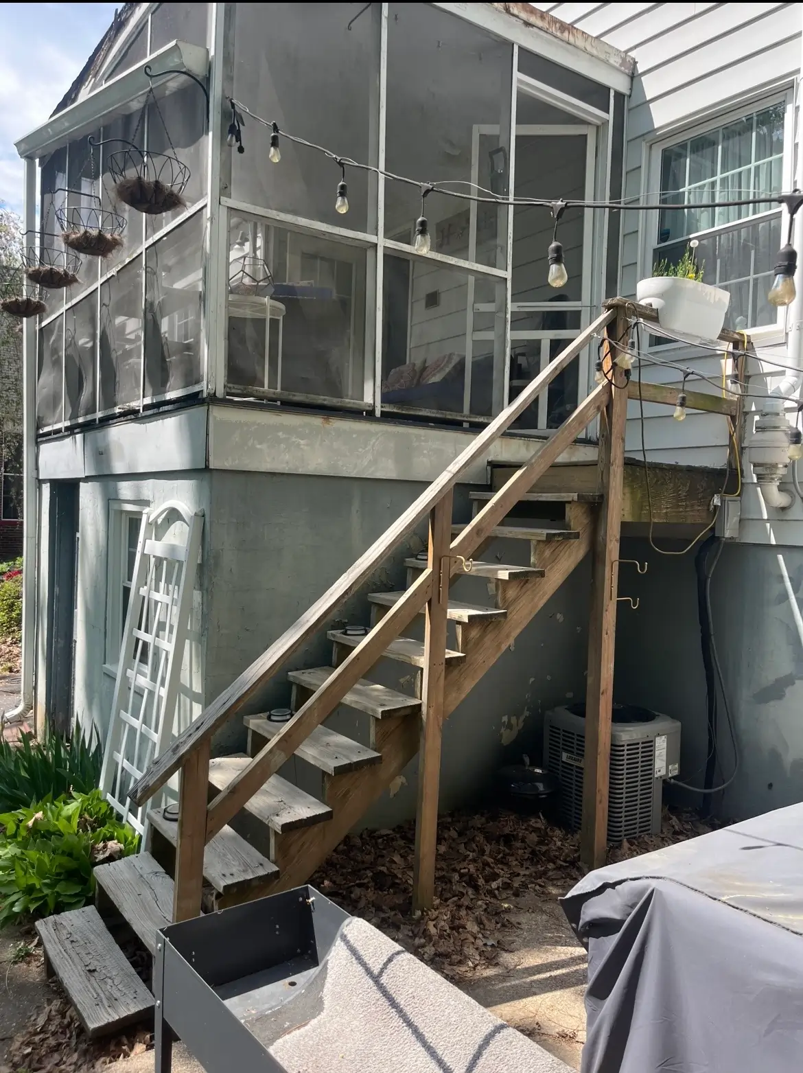 Outdoor Staircase before