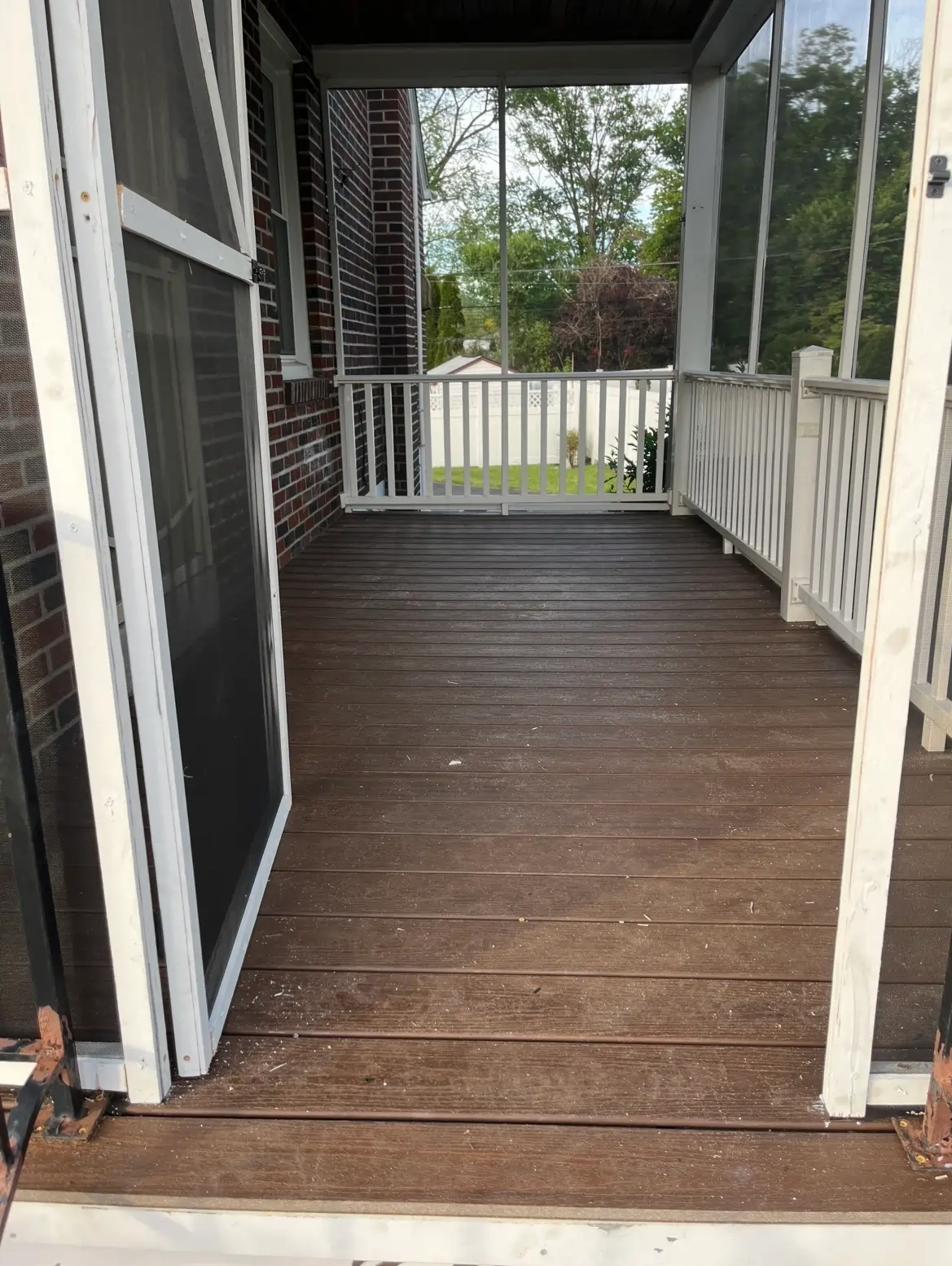 Porch Flooring after