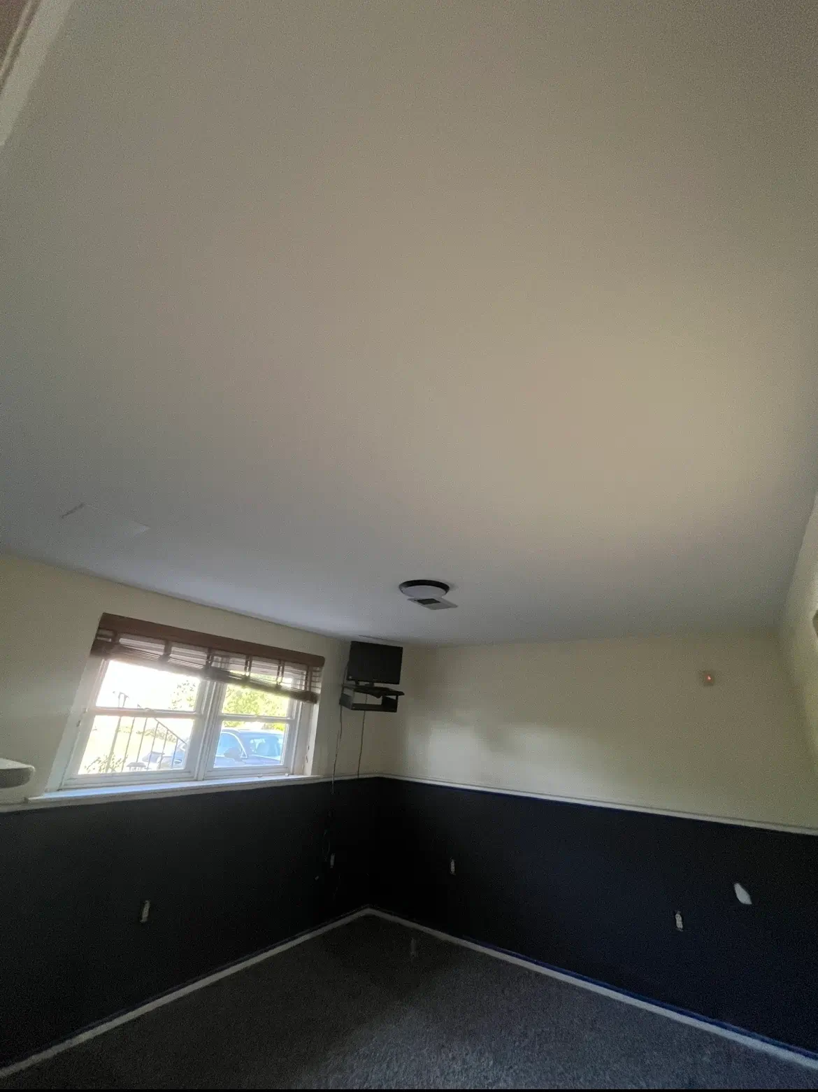 Sheet Rock Ceiling after
